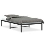 Casa si Gradina - Mobilier - Paturi si accesorii - Paturi - Cadru pat metalic, negru, 100x200 cm - Infinity.ro