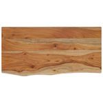 Casa si Gradina - Mobilier - Biblioteci si rafturi - Rafturi - Raft perete 40x20x3,8 cm dreptunghiular lemn acacia margine vie - Infinity.ro