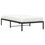 Casa si Gradina - Mobilier - Paturi si accesorii - Paturi - Cadru pat metalic, negru, 100x200 cm - Infinity.ro