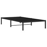 Casa si Gradina - Mobilier - Paturi si accesorii - Paturi - Cadru pat metalic, negru, 100x200 cm - Infinity.ro