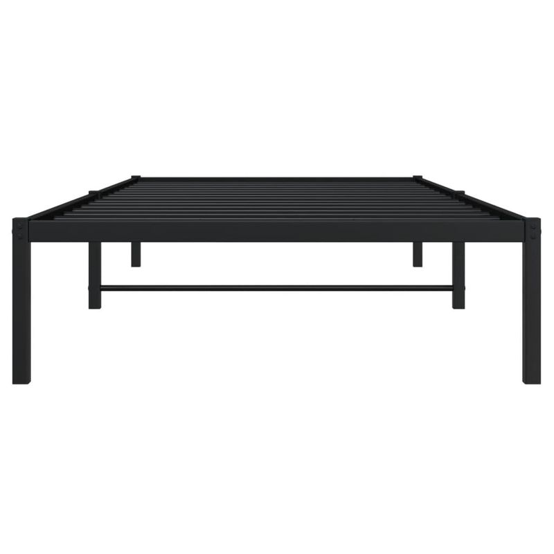 Casa si Gradina - Mobilier - Paturi si accesorii - Paturi - Cadru pat metalic, negru, 100x200 cm - Infinity.ro