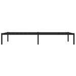 Casa si Gradina - Mobilier - Paturi si accesorii - Paturi - Cadru pat metalic, negru, 100x200 cm - Infinity.ro