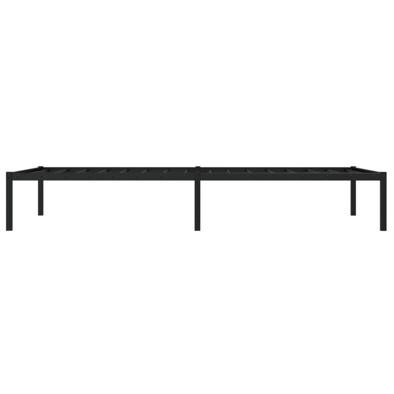 Casa si Gradina - Mobilier - Paturi si accesorii - Paturi - Cadru pat metalic, negru, 100x200 cm - Infinity.ro
