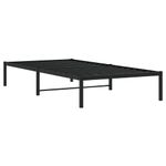 Casa si Gradina - Mobilier - Paturi si accesorii - Paturi - Cadru pat metalic, negru, 100x200 cm - Infinity.ro