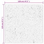 Casa si Gradina - Textile si covoare - Covoare - Covoare casa - Covor HUARTE, fir scurt, moale si lavabil, antracit, 120x120 cm - Infinity.ro