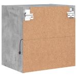 Casa si Gradina - Mobilier - Comode si corpuri - Comode - Noptiera cu lumini LED montata pe perete, gri beton - Infinity.ro
