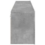 Casa si Gradina - Mobilier - Comode si corpuri - Comode - Comoda TV de perete, 2 buc. gri beton, 80x30x41 cm - Infinity.ro
