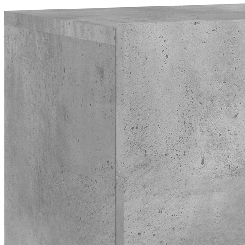 Casa si Gradina - Mobilier - Comode si corpuri - Comode - Comoda TV de perete, 2 buc. gri beton, 80x30x41 cm - Infinity.ro