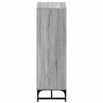 Casa si Gradina - Mobilier - Comode si corpuri - Comode - Dulap cu usi din sticla, sonoma gri, 35x37x120 cm - Infinity.ro