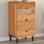 Casa si Gradina - Mobilier - Comode si corpuri - Comode - Dulap lateral, 40x33x75 cm, lemn masiv de acacia - Infinity.ro