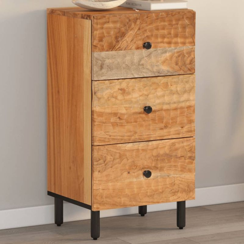 Casa si Gradina - Mobilier - Comode si corpuri - Comode - Dulap lateral, 40x33x75 cm, lemn masiv de acacia - Infinity.ro