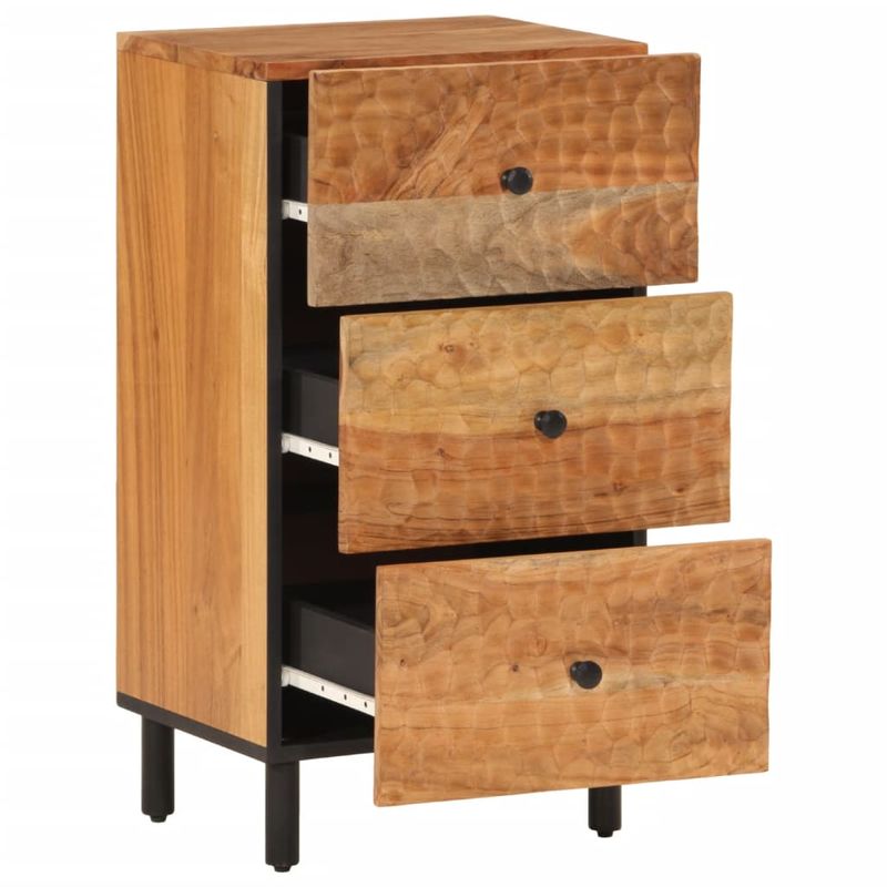 Casa si Gradina - Mobilier - Comode si corpuri - Comode - Dulap lateral, 40x33x75 cm, lemn masiv de acacia - Infinity.ro