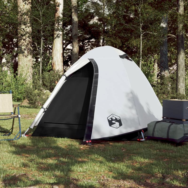 Sport si Outdoor - Camping - Corturi camping - Cort camping, 2 persoane, alb, tesatura opaca, impermeabil - Infinity.ro