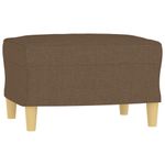 Casa si Gradina - Mobilier - Seturi de mobilier - Seturi living - Set de canapele cu perne, 3 piese, maro, textil - Infinity.ro