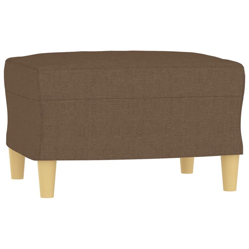 Casa si Gradina - Mobilier - Seturi de mobilier - Seturi living - Set de canapele cu perne, 3 piese, maro, textil - Infinity.ro