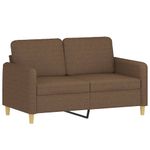 Casa si Gradina - Mobilier - Seturi de mobilier - Seturi living - Set de canapele cu perne, 3 piese, maro, textil - Infinity.ro
