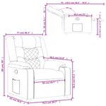 Casa si Gradina - Mobilier - Scaune si fotolii - Fotolii - Fotoliu rabatabil, negru, piele ecologica - Infinity.ro