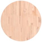 Casa si Gradina - Constructii - Lemn constructii - Placi lemn - Blat de masa rotund, diametru 60x1,5 cm, lemn masiv de fag, maro deschis - Infinity.ro