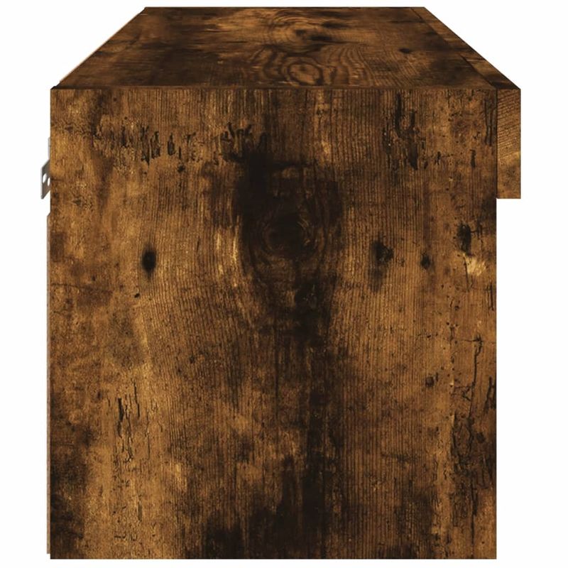 Casa si Gradina - Mobilier - Comode si corpuri - Comode - Comoda TV cu lumini LED, stejar fumuriu, 60x30x30 cm - Infinity.ro