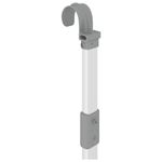 Market - Spalare si intretinere rufe - Uscatoare de rufe si accesorii - Suport de uscare pentru balcon 89x25x(60-95) cm aluminiu - Infinity.ro