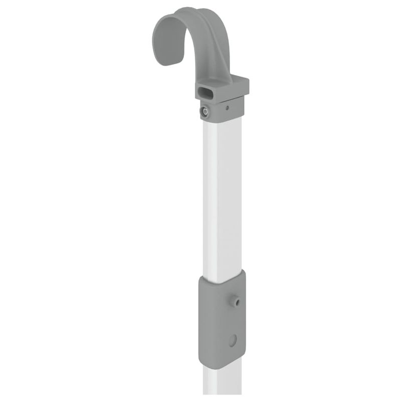 Market - Spalare si intretinere rufe - Uscatoare de rufe si accesorii - Suport de uscare pentru balcon 89x25x(60-95) cm aluminiu - Infinity.ro