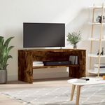Casa si Gradina - Mobilier - Comode si corpuri - Comode - Comoda TV, stejar fumuriu, 80x40x40 cm, lemn prelucrat - Infinity.ro