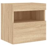Casa si Gradina - Mobilier - Comode si corpuri - Comode - Unitati de perete TV cu LED-uri, 5 piese, stejar sonoma, lemn - Infinity.ro