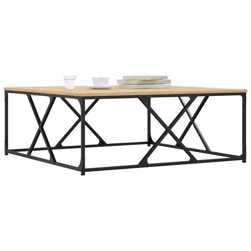 Casa si Gradina - Mobilier - Mese si birouri - Masute de cafea - Masuta de cafea stejar sonoma 100x100x40 cm lemn prelucrat - Infinity.ro