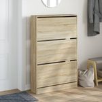 Casa si Gradina - Mobilier - Organizare si depozitare - Organizator incaltaminte - Pantofar, stejar sonoma, 80x21x125,5 cm, lemn compozit - Infinity.ro