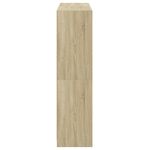 Casa si Gradina - Mobilier - Biblioteci si rafturi - Biblioteci - Biblioteca cu usi stejar sonoma 136x37x142 cm lemn compozit - Infinity.ro