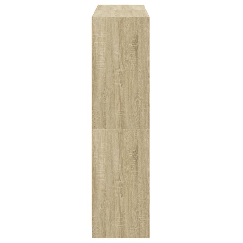 Casa si Gradina - Mobilier - Biblioteci si rafturi - Biblioteci - Biblioteca cu usi stejar sonoma 136x37x142 cm lemn compozit - Infinity.ro