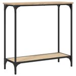 Casa si Gradina - Mobilier - Comode si corpuri - Console - Masa consola, stejar sonoma, 75x30,5x75 cm, lemn prelucrat - Infinity.ro