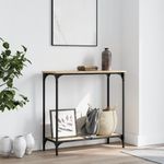 Casa si Gradina - Mobilier - Comode si corpuri - Console - Masa consola, stejar sonoma, 75x30,5x75 cm, lemn prelucrat - Infinity.ro