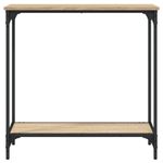 Casa si Gradina - Mobilier - Comode si corpuri - Console - Masa consola, stejar sonoma, 75x30,5x75 cm, lemn prelucrat - Infinity.ro