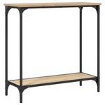 Casa si Gradina - Mobilier - Comode si corpuri - Console - Masa consola, stejar sonoma, 75x30,5x75 cm, lemn prelucrat - Infinity.ro