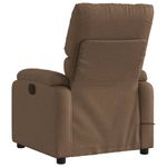 Ingrijire personala si Cosmetice - Sanatate si wellness - Articole wellness - Fotolii de masaj - Fotoliu de masaj rabatabil, maro, material textil - Infinity.ro