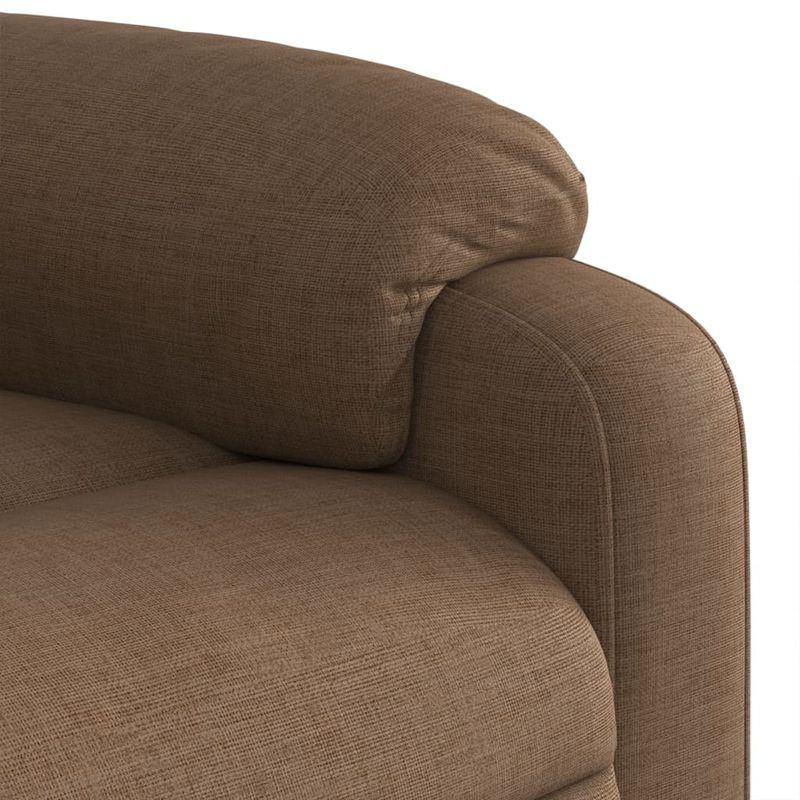 Ingrijire personala si Cosmetice - Sanatate si wellness - Articole wellness - Fotolii de masaj - Fotoliu de masaj rabatabil, maro, material textil - Infinity.ro