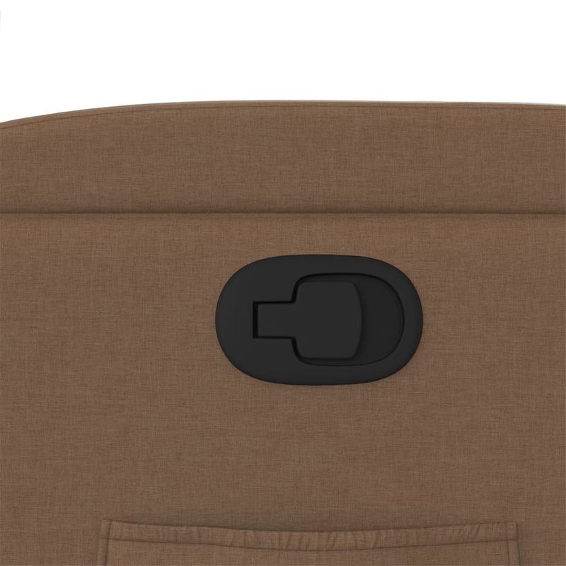 Casa si Gradina - Mobilier - Scaune si fotolii - Fotolii - Fotoliu rabatabil, maro, material textil - Infinity.ro