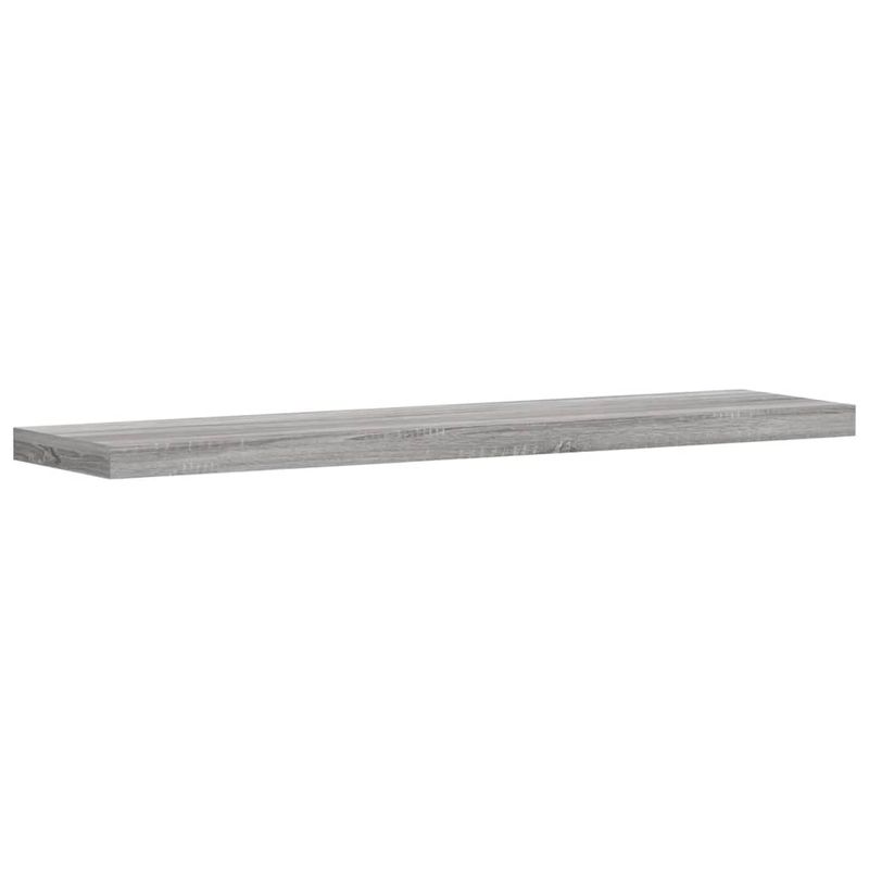 Casa si Gradina - Mobilier - Biblioteci si rafturi - Rafturi - Rafturi de perete, 4 buc., gri sonoma, 40x10x1,5 cm, lemn - Infinity.ro