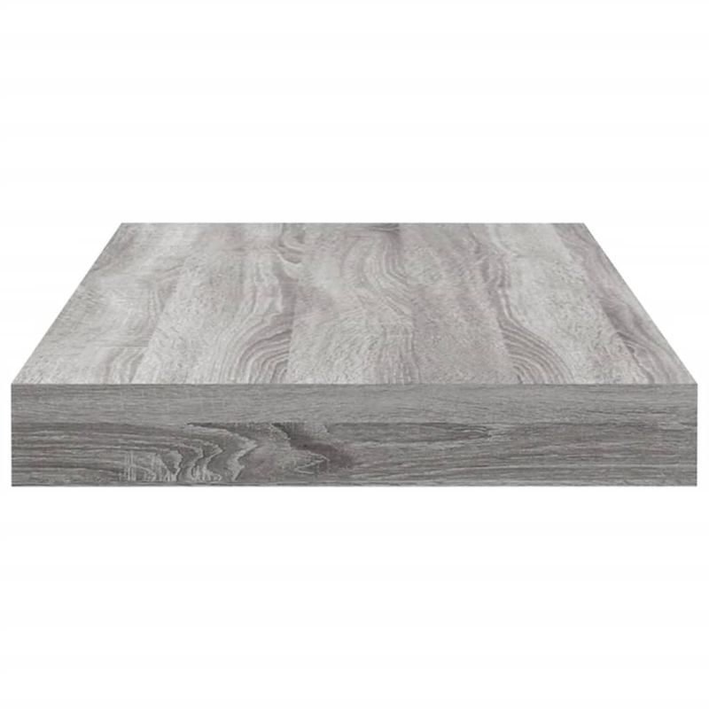 Casa si Gradina - Mobilier - Biblioteci si rafturi - Rafturi - Rafturi de perete, 4 buc., gri sonoma, 40x10x1,5 cm, lemn - Infinity.ro