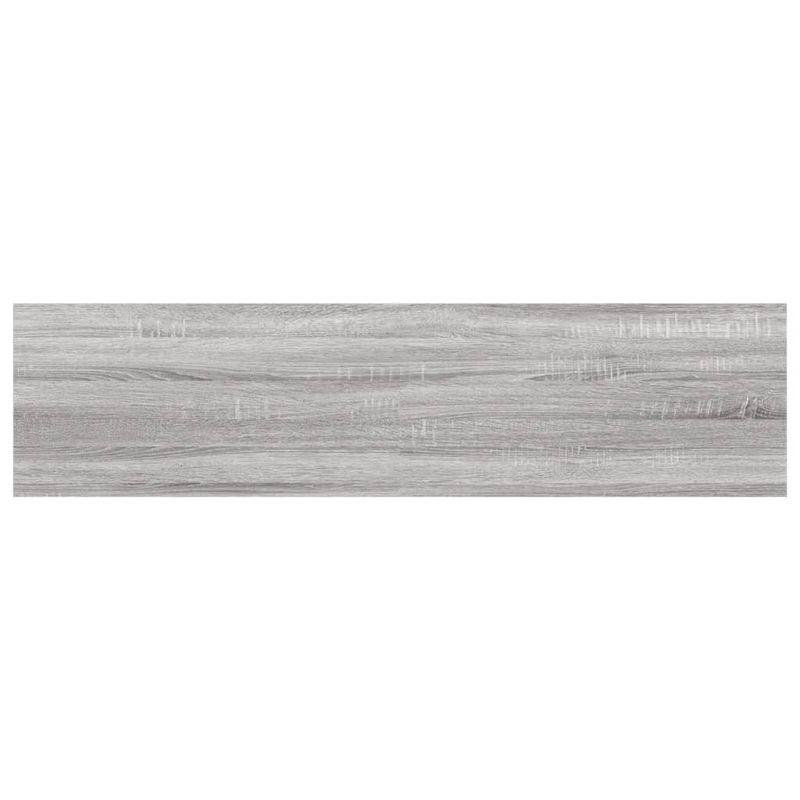 Casa si Gradina - Mobilier - Biblioteci si rafturi - Rafturi - Rafturi de perete, 4 buc., gri sonoma, 40x10x1,5 cm, lemn - Infinity.ro