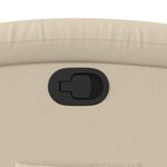 Casa si Gradina - Mobilier - Scaune si fotolii - Fotolii - Fotoliu rabatabil cu ridicare pe verticala, crem, textil - Infinity.ro