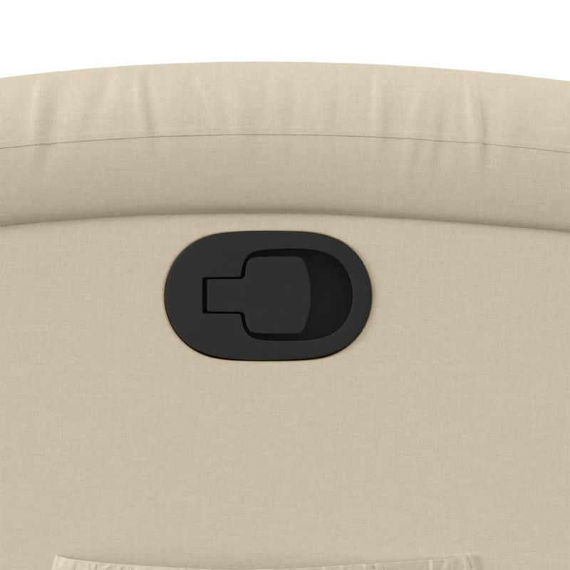 Casa si Gradina - Mobilier - Scaune si fotolii - Fotolii - Fotoliu rabatabil cu ridicare pe verticala, crem, textil - Infinity.ro