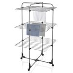 Market - Spalare si intretinere rufe - Uscatoare de rufe si accesorii - Leifheit Uscator turn pentru haine „Classic Tower 270”, negru - Infinity.ro