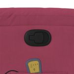 Casa si Gradina - Mobilier - Scaune si fotolii - Fotolii - Fotoliu de masaj rabatabil, rosu vin, catifea - Infinity.ro