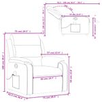 Casa si Gradina - Mobilier - Scaune si fotolii - Fotolii - Fotoliu de masaj rabatabil, rosu vin, catifea - Infinity.ro