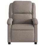 Ingrijire personala si Cosmetice - Sanatate si wellness - Articole wellness - Fotolii de masaj - Fotoliu electric de masaj rabatabil, gri taupe, textil - Infinity.ro