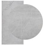 Casa si Gradina - Textile si covoare - Covoare - Covoare casa - Covor "IZA" aspect scandinav, cu fire scurte, gri, 100x200 cm - Infinity.ro
