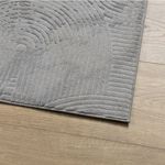 Casa si Gradina - Textile si covoare - Covoare - Covoare casa - Covor "IZA" aspect scandinav, cu fire scurte, gri, 100x200 cm - Infinity.ro