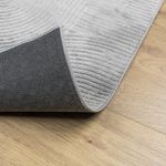 Casa si Gradina - Textile si covoare - Covoare - Covoare casa - Covor "IZA" aspect scandinav, cu fire scurte, gri, 100x200 cm - Infinity.ro